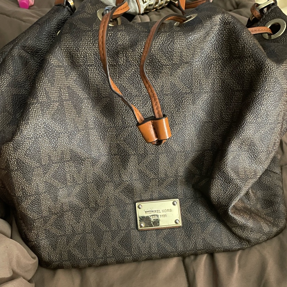 Michael Kors purse brown